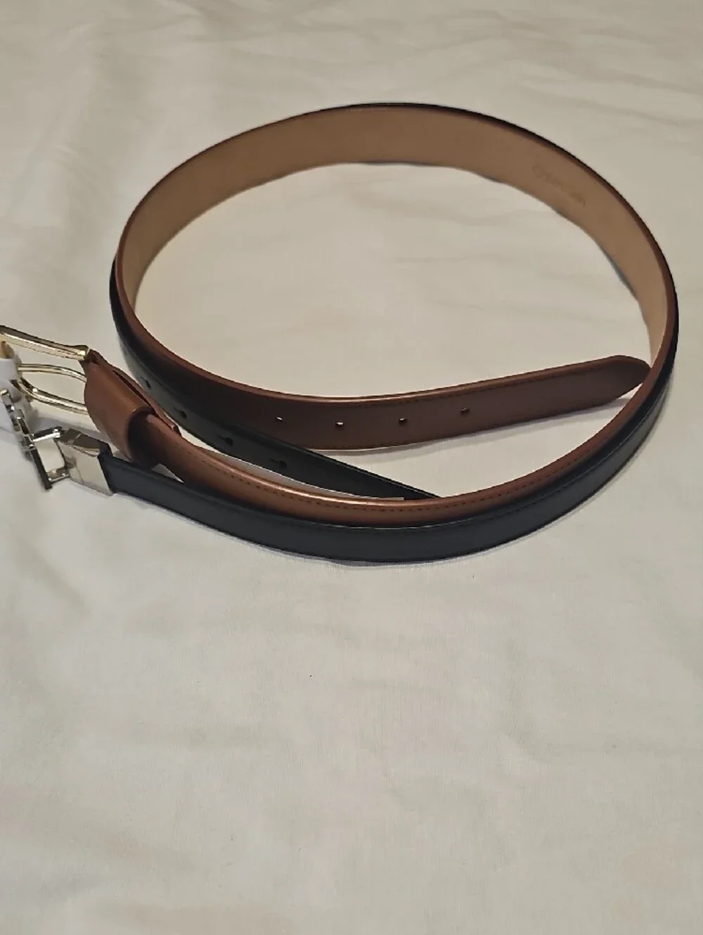 Calvin Klein Reversible Black/Burgundy & Brown Women's Belts